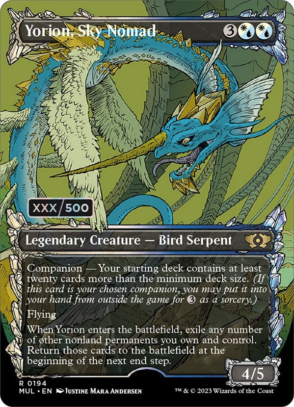 Image for Yorion, Sky Nomad (Serial Numbered) (March of the Machine: Multiverse Legends) (194) - Magic: The Gathering