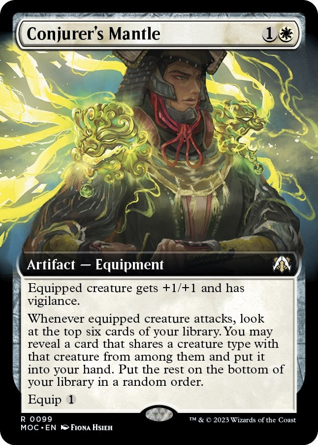 Image for Conjurer's Mantle (Extended Art) (Commander: March of the Machine) (99) - Magic: The Gathering