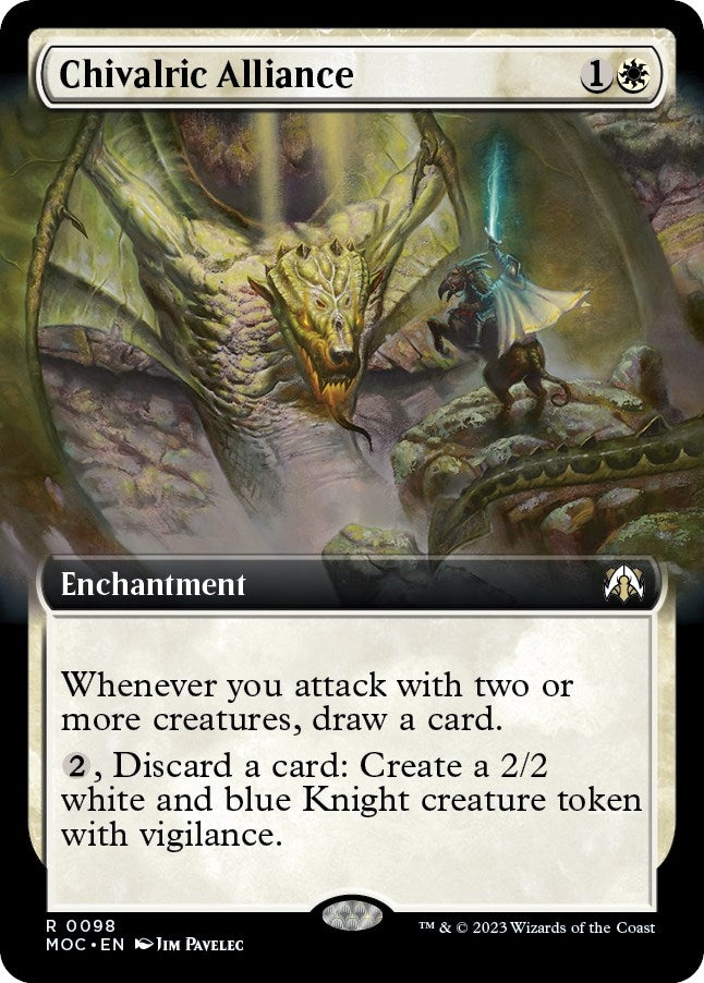 Image for Chivalric Alliance (Extended Art) (Commander: March of the Machine) (98) - Magic: The Gathering