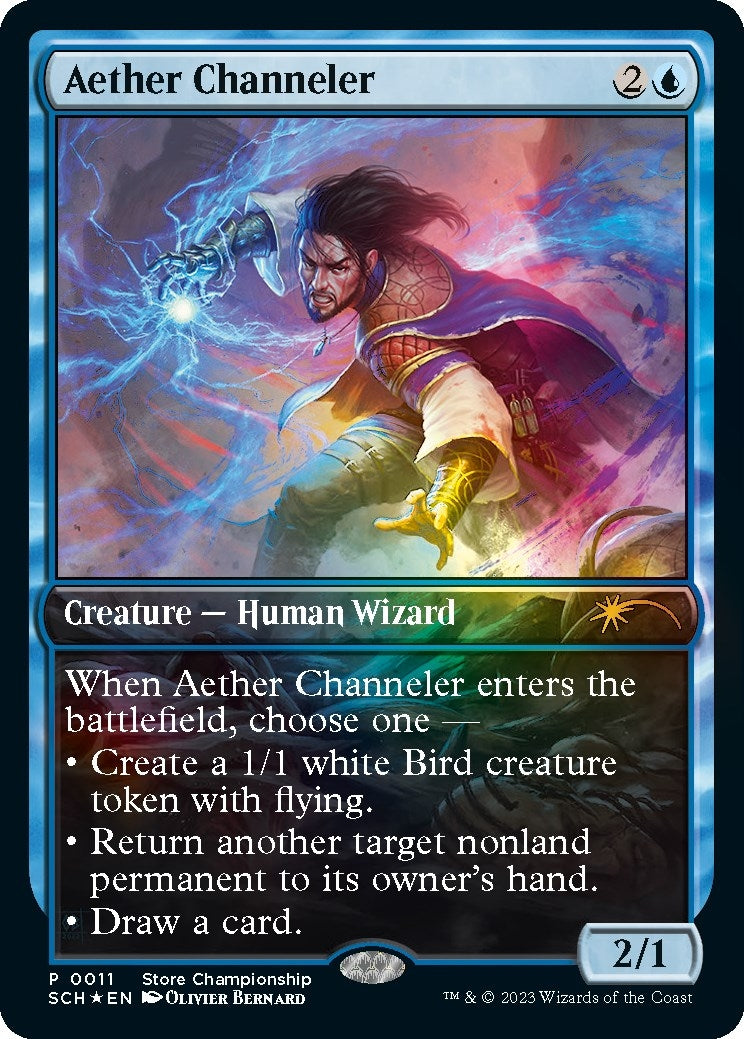 Image for Aether Channeler (Game Day & Store Championship Promos) (11) - Magic: The Gathering
