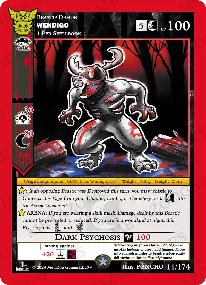 Image for Wendigo (Native: First Edition) (11/174) - MetaZoo
