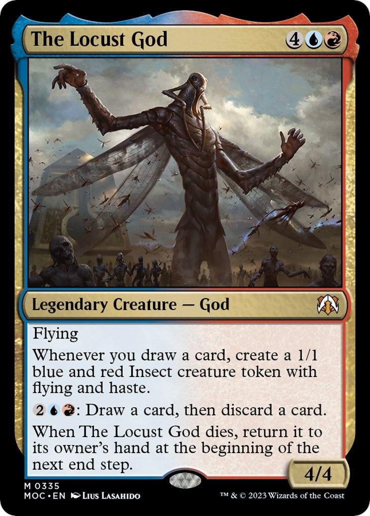 Image for The Locust God (Commander: March of the Machine) (335) - Magic: The Gathering