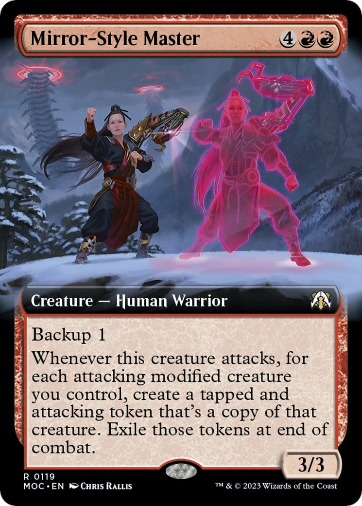 Image for Mirror-Style Master (Extended Art) (Commander: March of the Machine) (119) - Magic: The Gathering