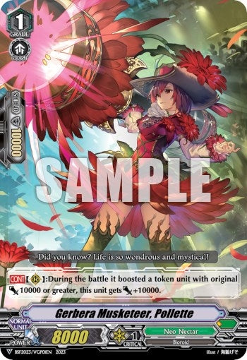 Image for Gerbera Musketeer, Pollette (Bushiroad Event Cards) (BSF2023/VGP01) - Cardfight Vanguard