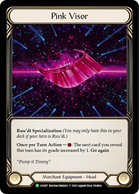 Image for Pink Visor - LSS007 (Flesh and Blood: Promo Cards) (LSS007) - Flesh and Blood TCG