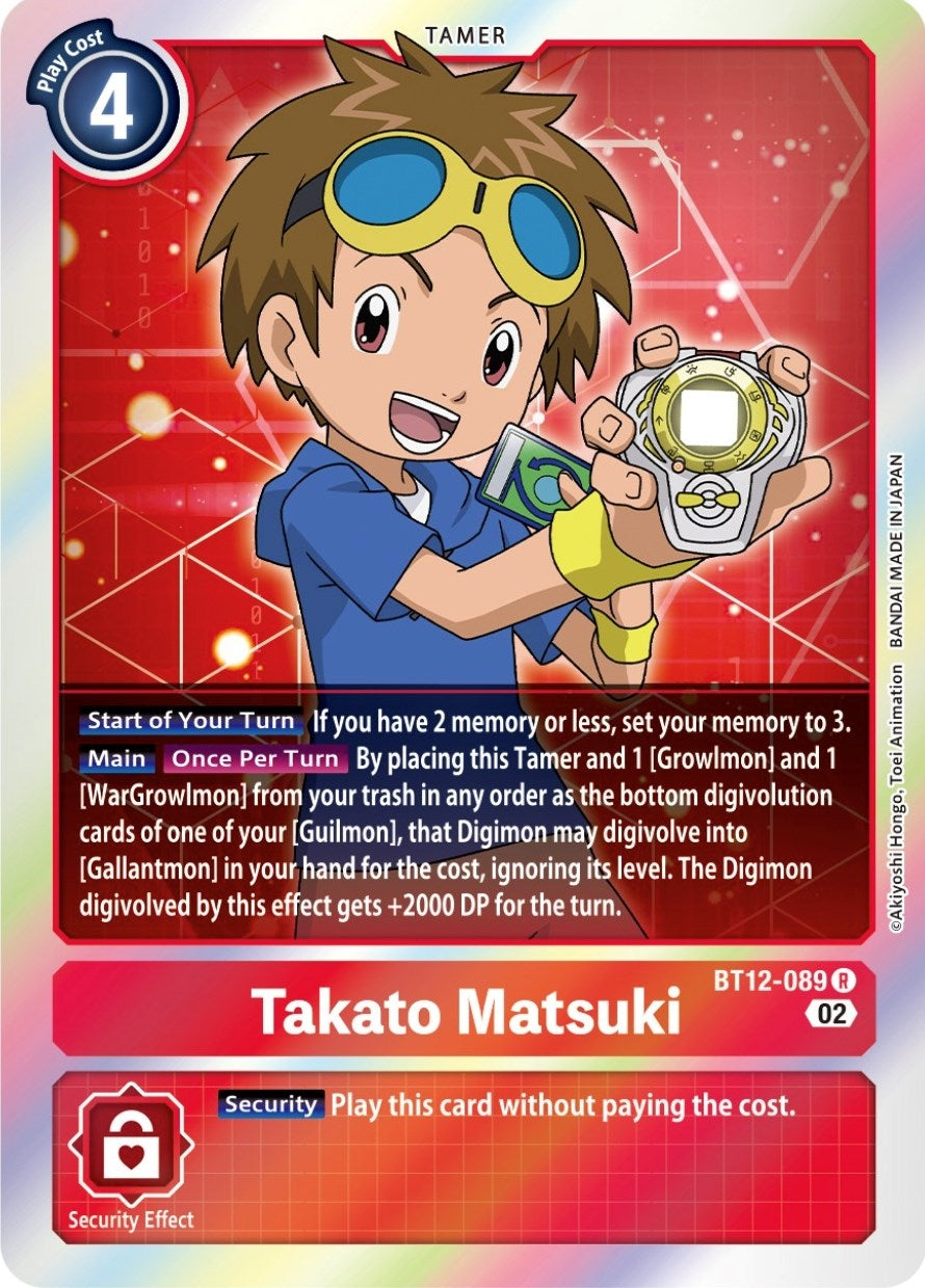 Image for Takato Matsuki (BT12) (12089)