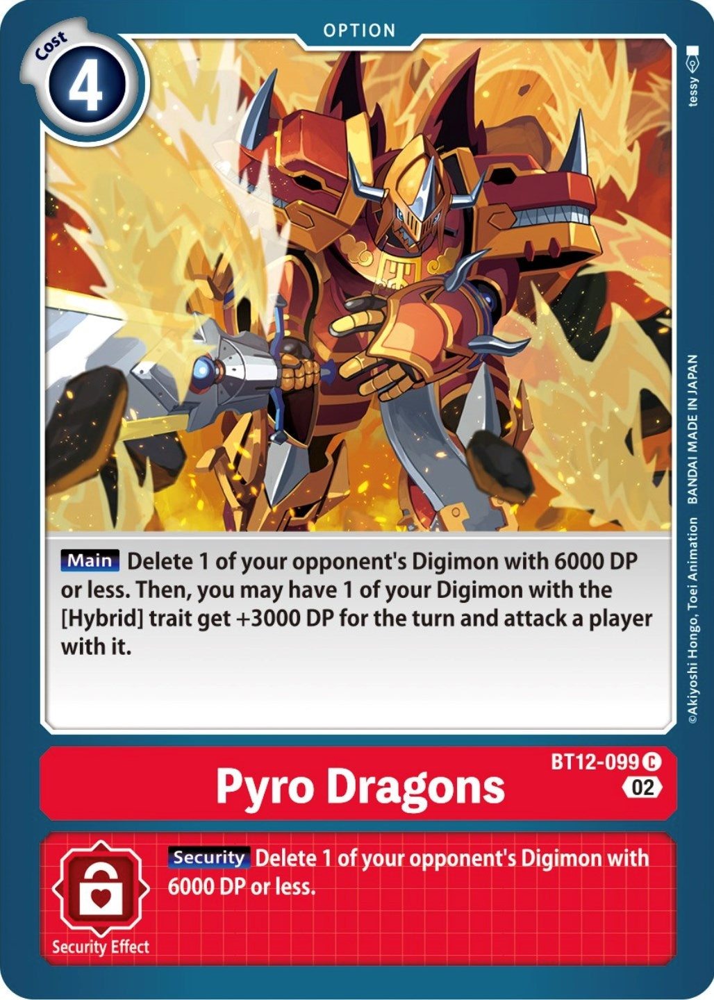 Image for Pyro Dragons (BT12) (12099)