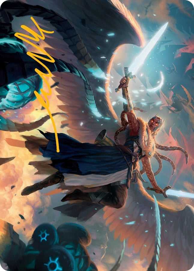 Image for Boon-Bringer Valkyrie Art Card (Gold-Stamped Signature) (Art Series: March of the Machine) (2) - Magic: The Gathering
