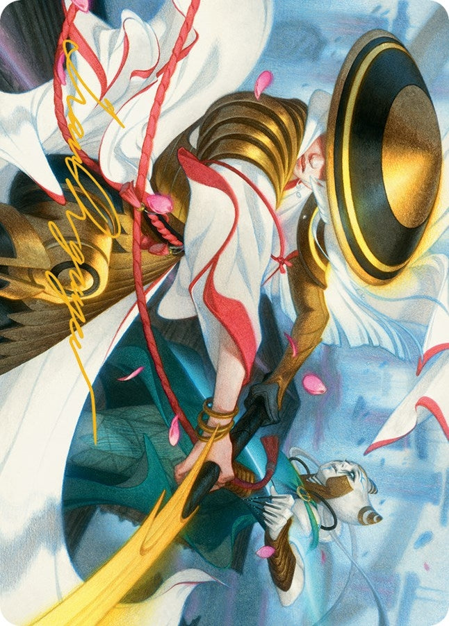 Image for Cut Short Art Card (Gold-Stamped Signature) (Art Series: March of the Machine) (3) - Magic: The Gathering