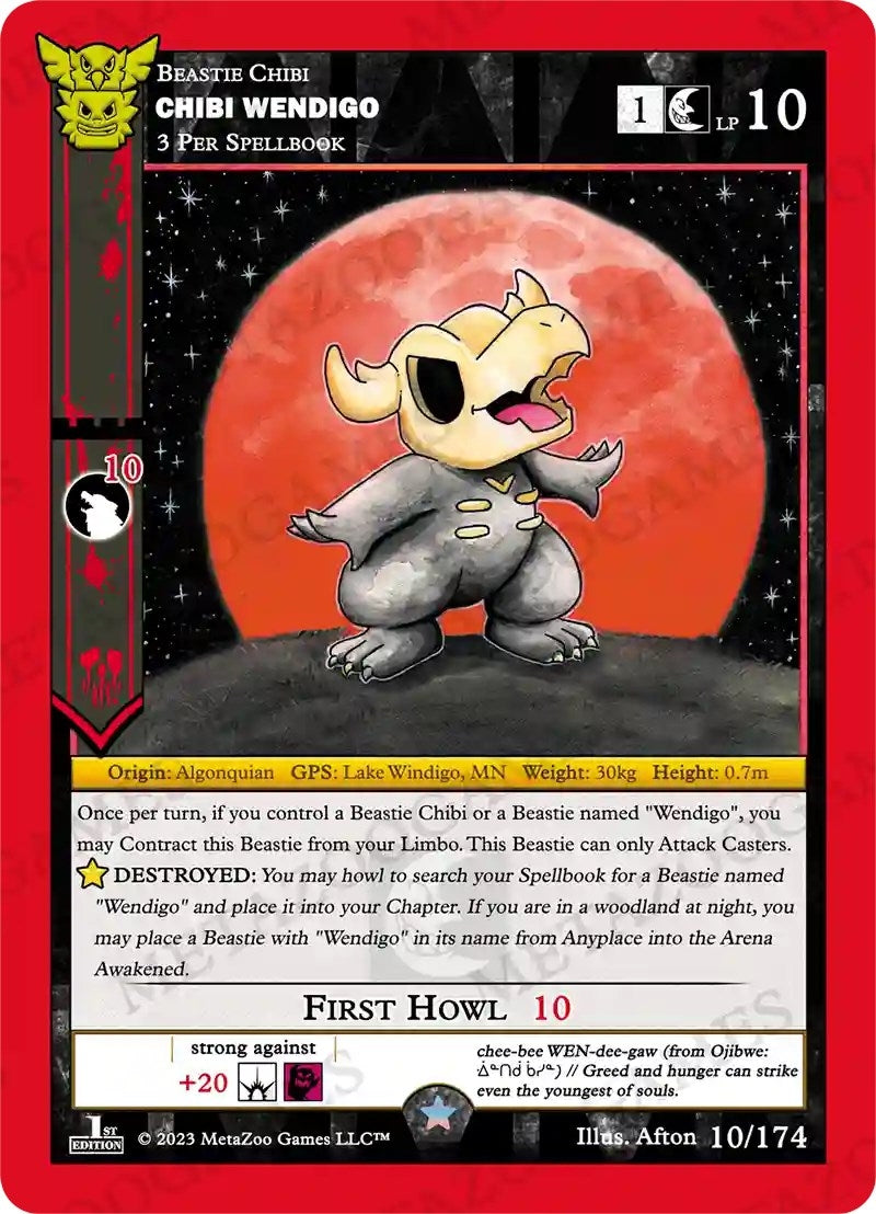 Image for Chibi Wendigo (Native: First Edition) (10/174) - MetaZoo
