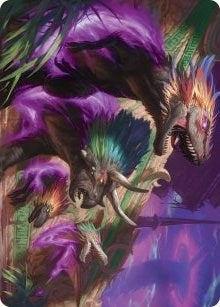Image for Burning Sun's Fury Art Card (Art Series: March of the Machine) (29) - Magic: The Gathering