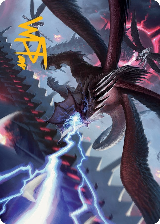 Image for Defiant Thundermaw Art Card (Gold-Stamped Signature) (Art Series: March of the Machine) (35) - Magic: The Gathering