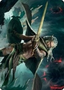 Image for Serpent-Blade Assailant Art Card (40/81) (Art Series: March of the Machine) (40) - Magic: The Gathering