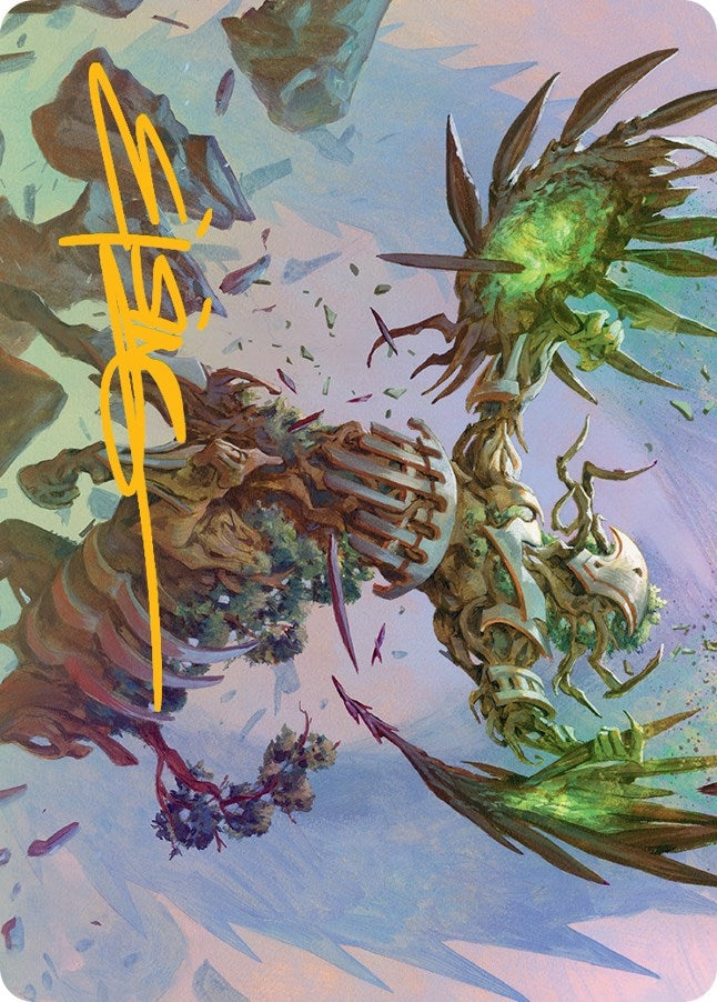 Image for Botanical Brawler Art Card (Gold-Stamped Signature) (Art Series: March of the Machine) (43) - Magic: The Gathering