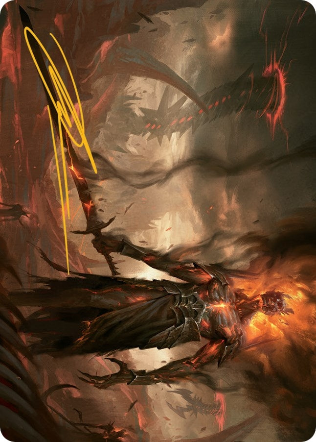 Image for Ashen Reaper Art Card (Gold-Stamped Signature) (Art Series: March of the Machine) (46) - Magic: The Gathering