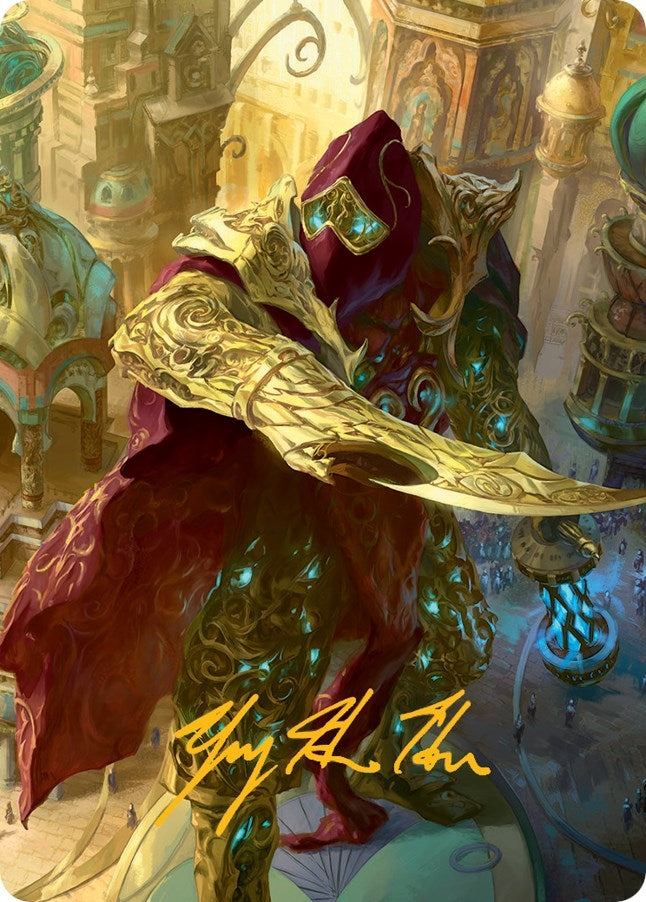 Image for Baral, Chief of Compliance Art Card (Gold-Stamped Signature) (Art Series: March of the Machine) (68) - Magic: The Gathering