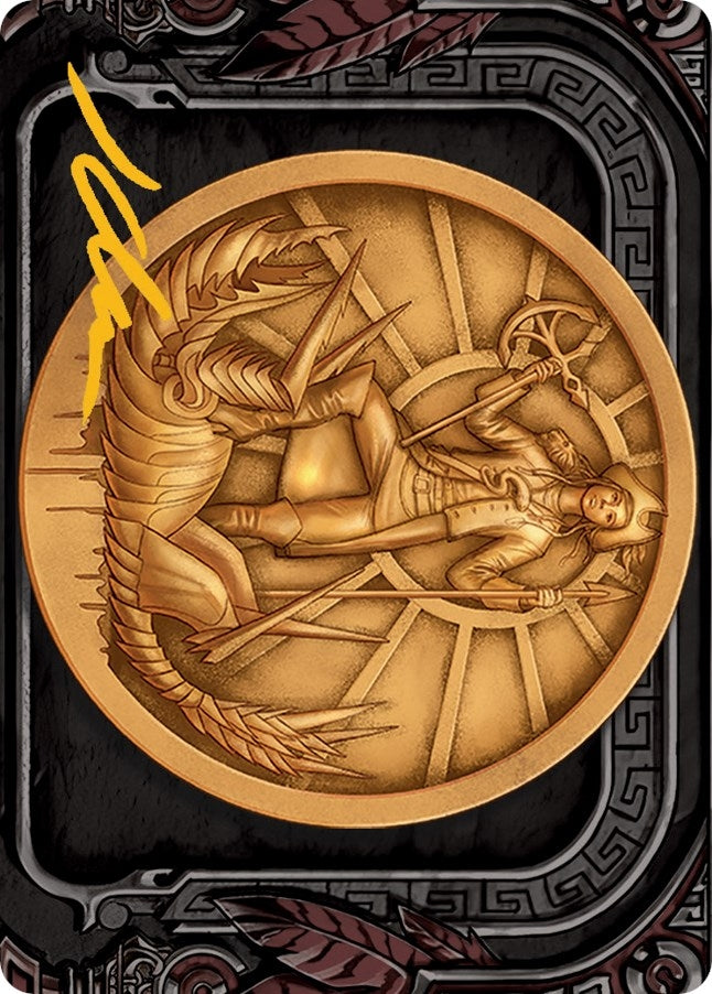 Image for Captain Lannery Storm Art Card (Gold-Stamped Signature) (Art Series: March of the Machine) (73) - Magic: The Gathering