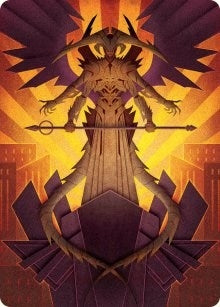 Image for Atraxa, Praetors' Voice Art Card (Art Series: March of the Machine) (77) - Magic: The Gathering