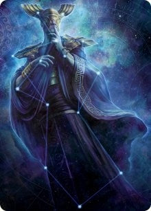 Image for Atris, Oracle of Half-Truths Art Card (Art Series: March of the Machine) (78) - Magic: The Gathering