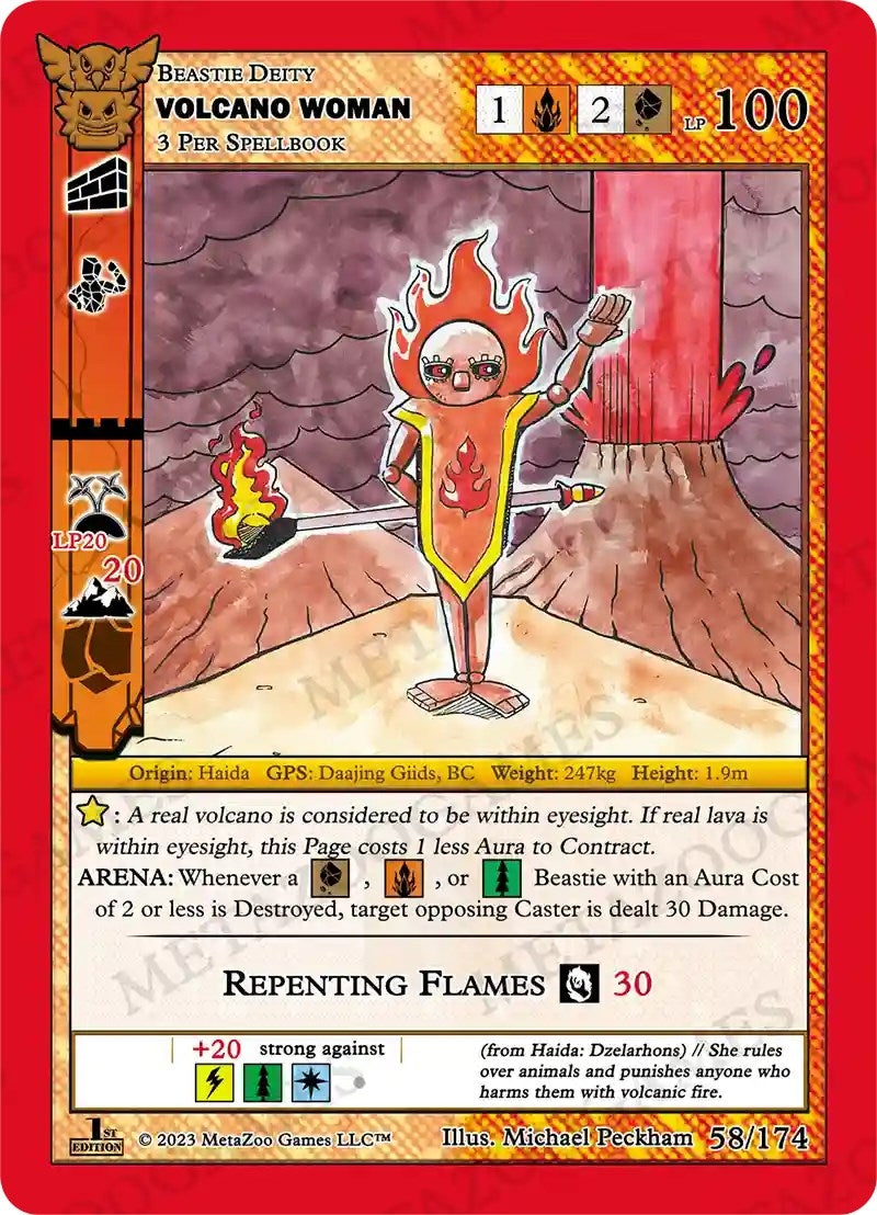 Image for Volcano Woman (Native: First Edition) (58/174) - MetaZoo