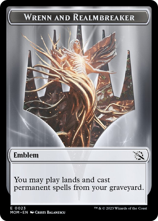 Image for Emblem - Wrenn and Realmbreaker (March of the Machine) (23) - Magic: The Gathering