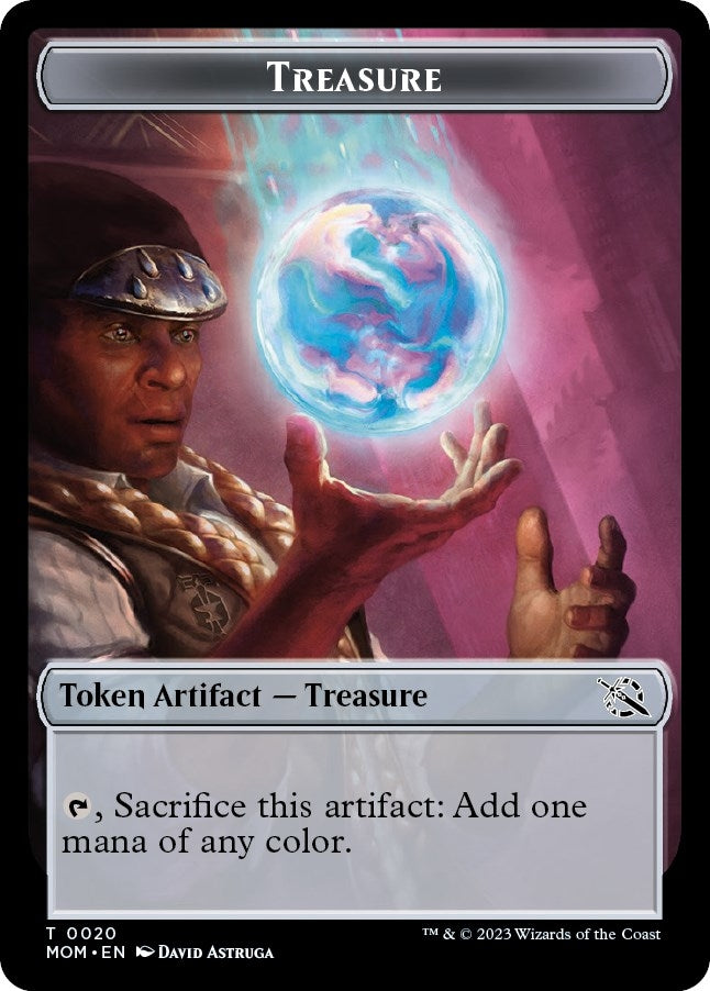 Image for Treasure Token (0020) (March of the Machine) (20) - Magic: The Gathering