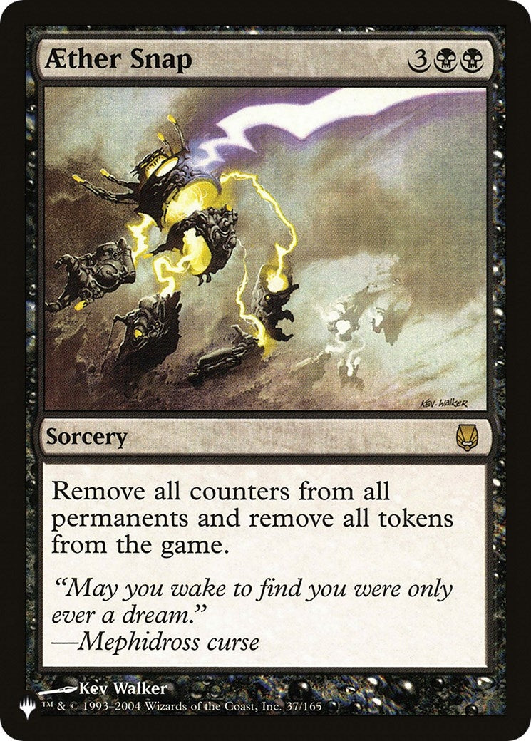 Image for Aether Snap (The List Reprints) (37/165) - Magic: The Gathering