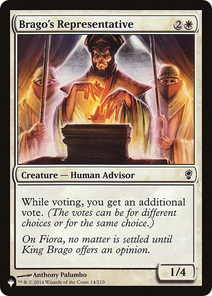 Image for Brago's Representative (The List Reprints) (14/210) - Magic: The Gathering