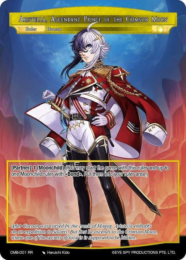 Image for Aristella, Ascendant Prince of the Crimson Moon (Crimson Moon's Battleground) (CMB-001 RR) - Force of Will