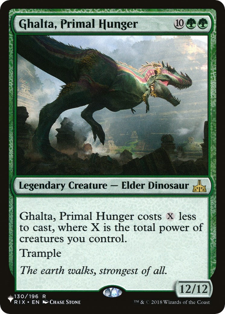 Image for Ghalta, Primal Hunger (The List Reprints) (130/196) - Magic: The Gathering