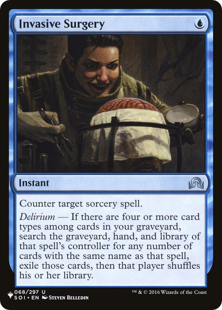 Image for Invasive Surgery (The List Reprints) (068/297) - Magic: The Gathering