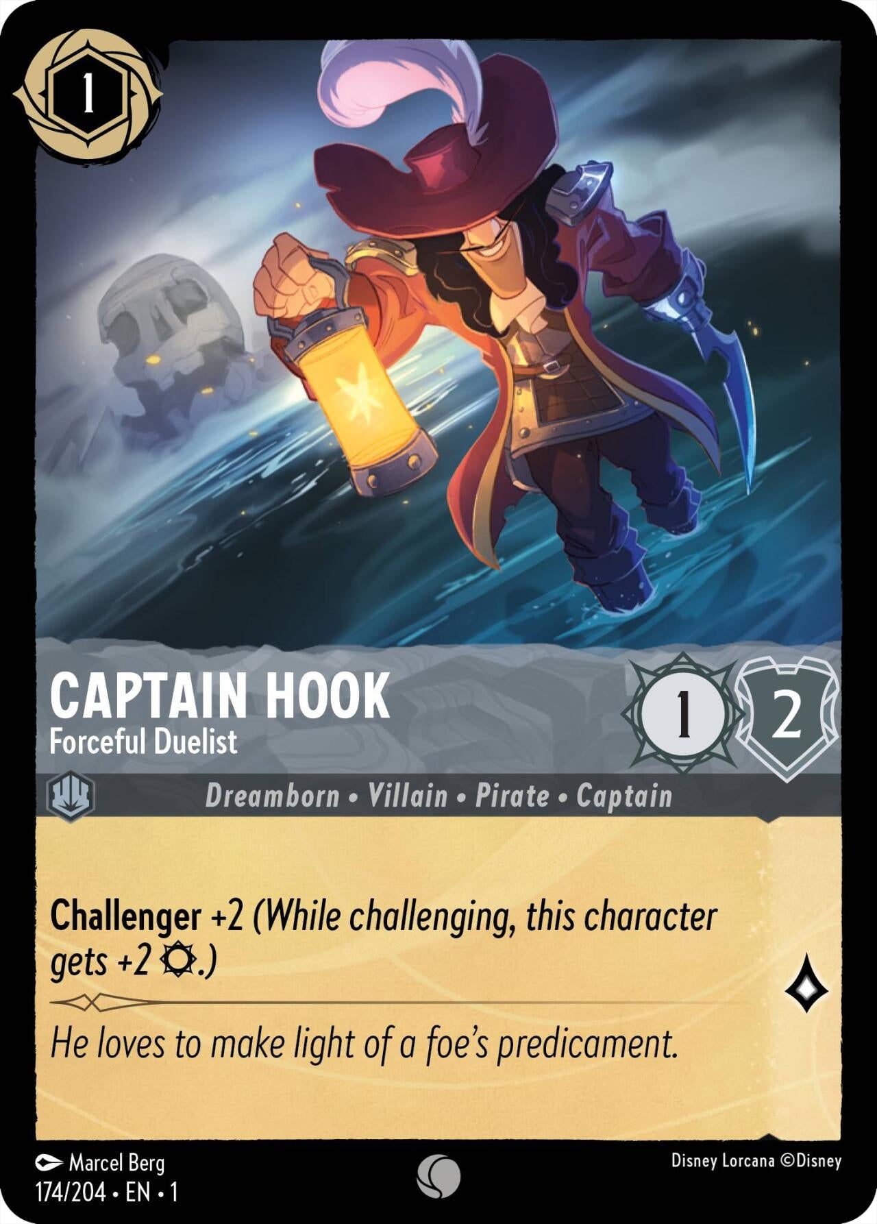 Image for Captain Hook - Forceful Duelist (1) (174)