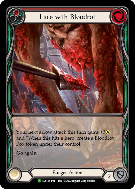 Image for Lace with Bloodrot (Red) - LGS134 (Flesh and Blood: Promo Cards) (LGS134) - Flesh and Blood TCG