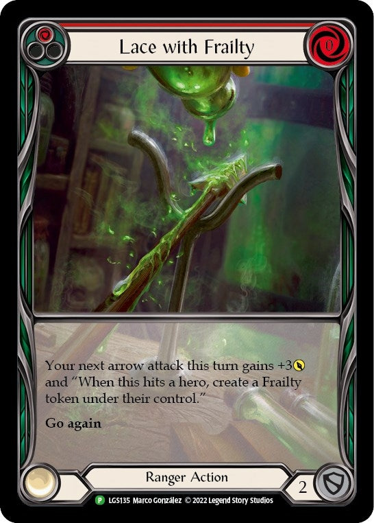 Image for Lace with Frailty (Red) - LGS135 (Flesh and Blood: Promo Cards) (LGS135) - Flesh and Blood TCG