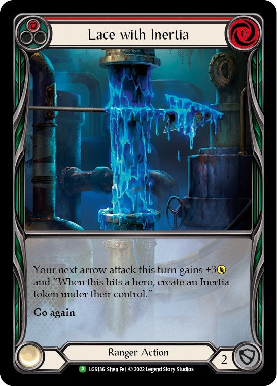 Image for Lace with Inertia (Red) - LGS136 (Flesh and Blood: Promo Cards) (LGS136) - Flesh and Blood TCG