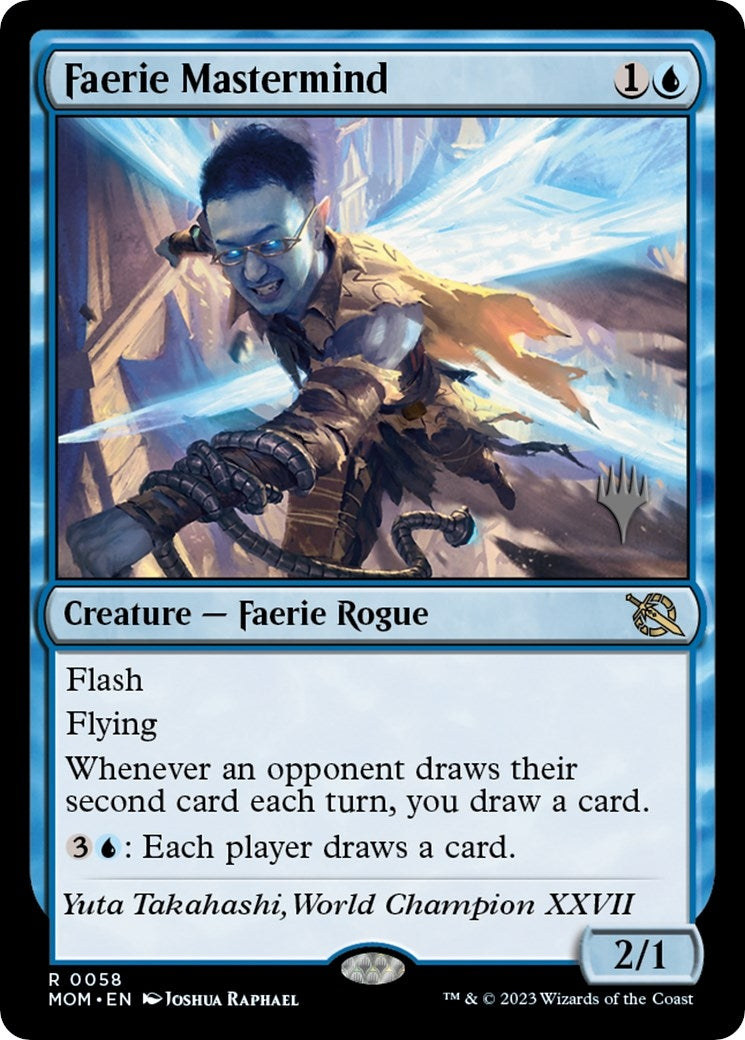 Image for Faerie Mastermind (Promo Pack: March of the Machine) (58) - Magic: The Gathering