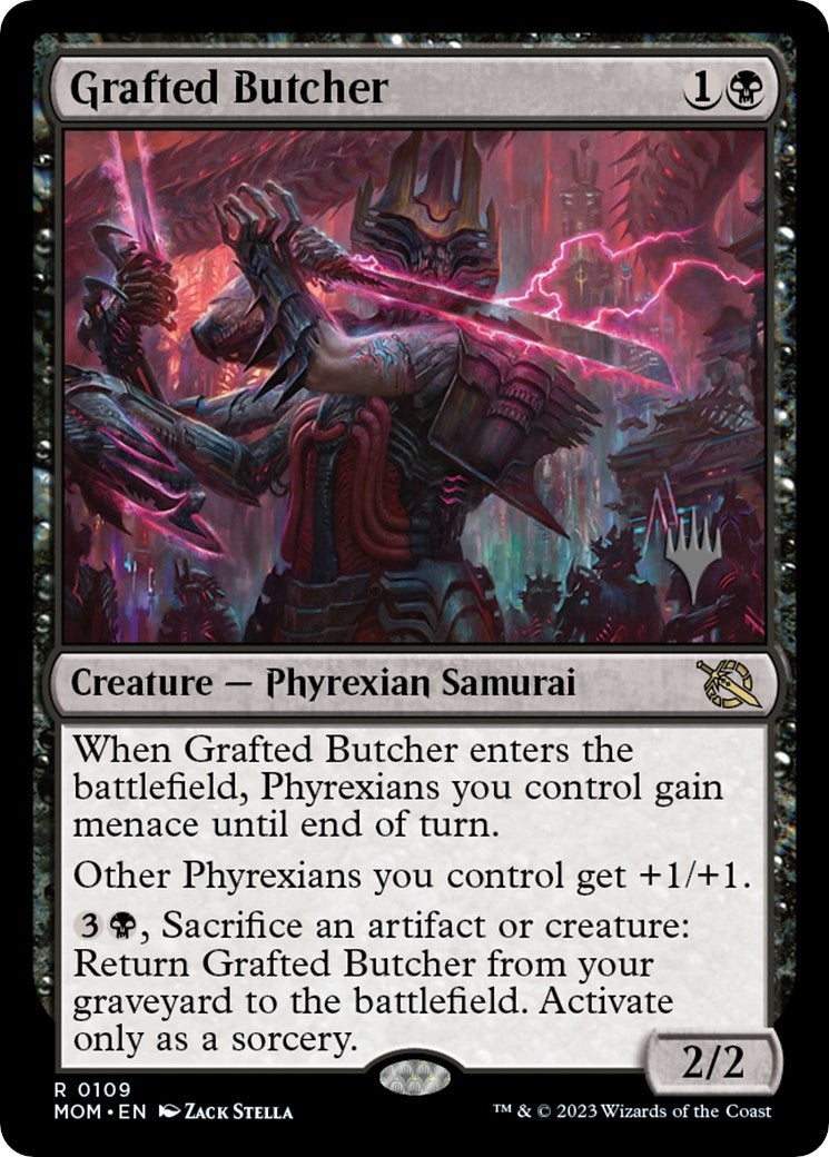 Image for Grafted Butcher (Promo Pack: March of the Machine) (109) - Magic: The Gathering