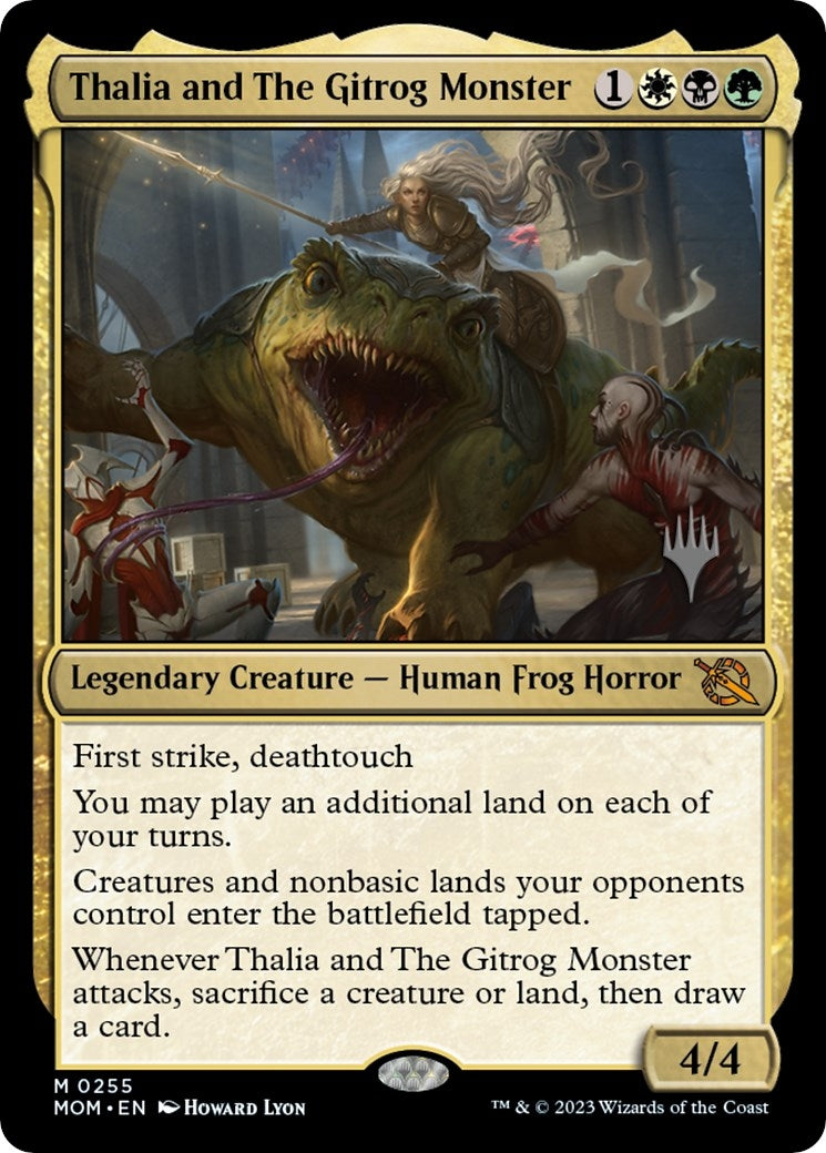Image for Thalia and The Gitrog Monster (Promo Pack: March of the Machine) (255) - Magic: The Gathering