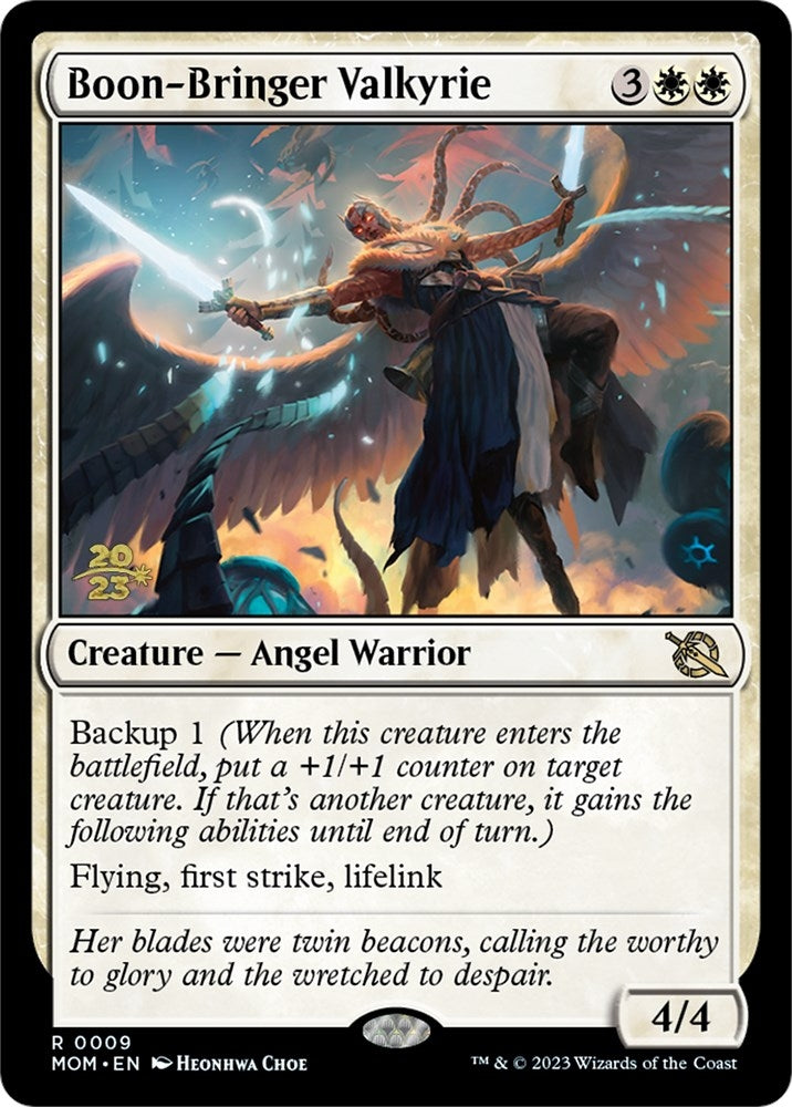 Image for Boon-Bringer Valkyrie (Prerelease Cards) (9) - Magic: The Gathering