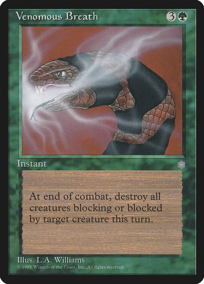 Image for Venomous Breath (Ice Age) - Magic: The Gathering