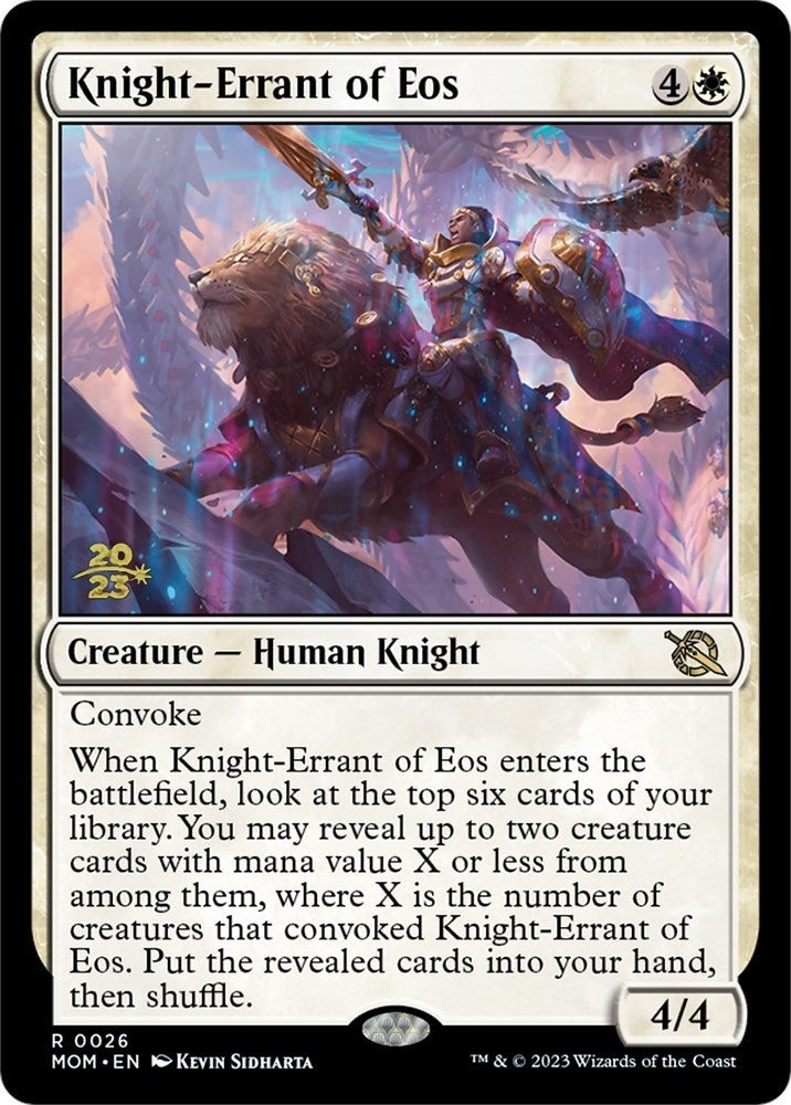 Image for Knight-Errant of Eos (Prerelease Cards) (26) - Magic: The Gathering