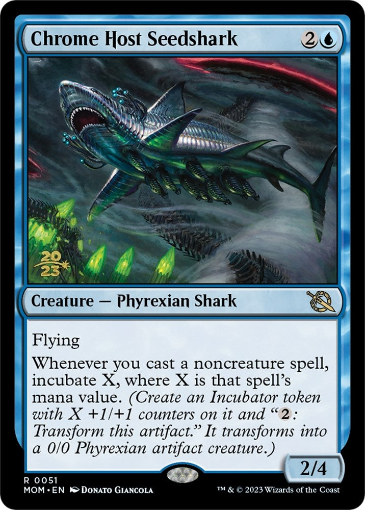 Image for Chrome Host Seedshark (Prerelease Cards) (51) - Magic: The Gathering