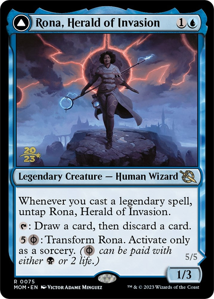 Image for Rona, Herald of Invasion (Prerelease Cards) (75) - Magic: The Gathering