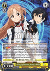 Image for Piling Up Emotions, Asuna & Kirito (Sword Art Online Animation 10th Anniversary) (SAO/S100-E008 R) - Weiss Schwarz