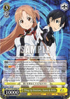 Image for Piling Up Emotions, Asuna & Kirito (SR) (Sword Art Online Animation 10th Anniversary) (SAO/S100-E008S SR) - Weiss Schwarz