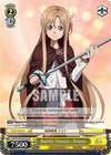 Image for Battle Stance, Asuna (SR) (Sword Art Online Animation 10th Anniversary) (SAO/S100-E019S SR) - Weiss Schwarz