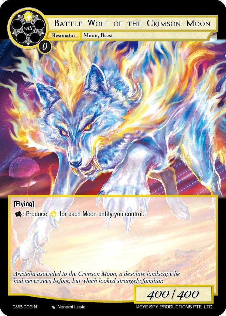 Image for Battle Wolf of the Crimson Moon (Crimson Moon's Battleground) (CMB-003 N) - Force of Will