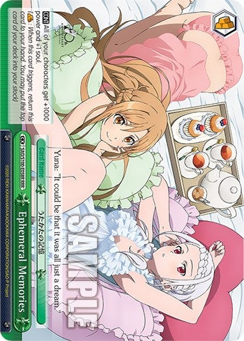 Image for Ephemeral Memories (RRR) (Sword Art Online Animation 10th Anniversary) (SAO/S100-E058R RRR) - Weiss Schwarz