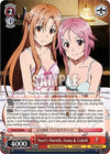 Image for Heart's Warmth, Asuna & Lisbeth (Sword Art Online Animation 10th Anniversary) (SAO/S100-E071 C) - Weiss Schwarz