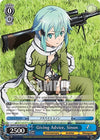 Image for Giving Advice, Sinon (SR) (Sword Art Online Animation 10th Anniversary) (SAO/S100-E092S SR) - Weiss Schwarz